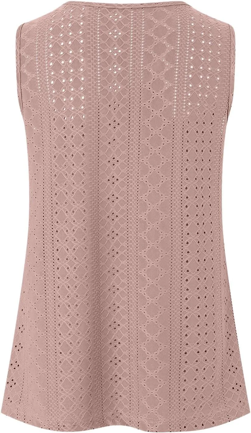 Tank Tops for Women 2025 Trendy Flowy Peplum Tops for Women Dressy Sleeveless V Neck Babydoll Tank Tops