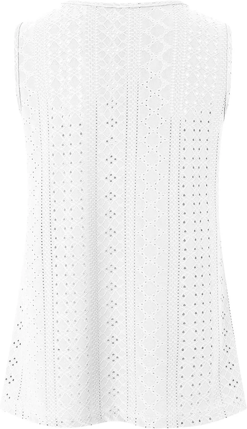 Tank Tops for Women 2025 Trendy Flowy Peplum Tops for Women Dressy Sleeveless V Neck Babydoll Tank Tops