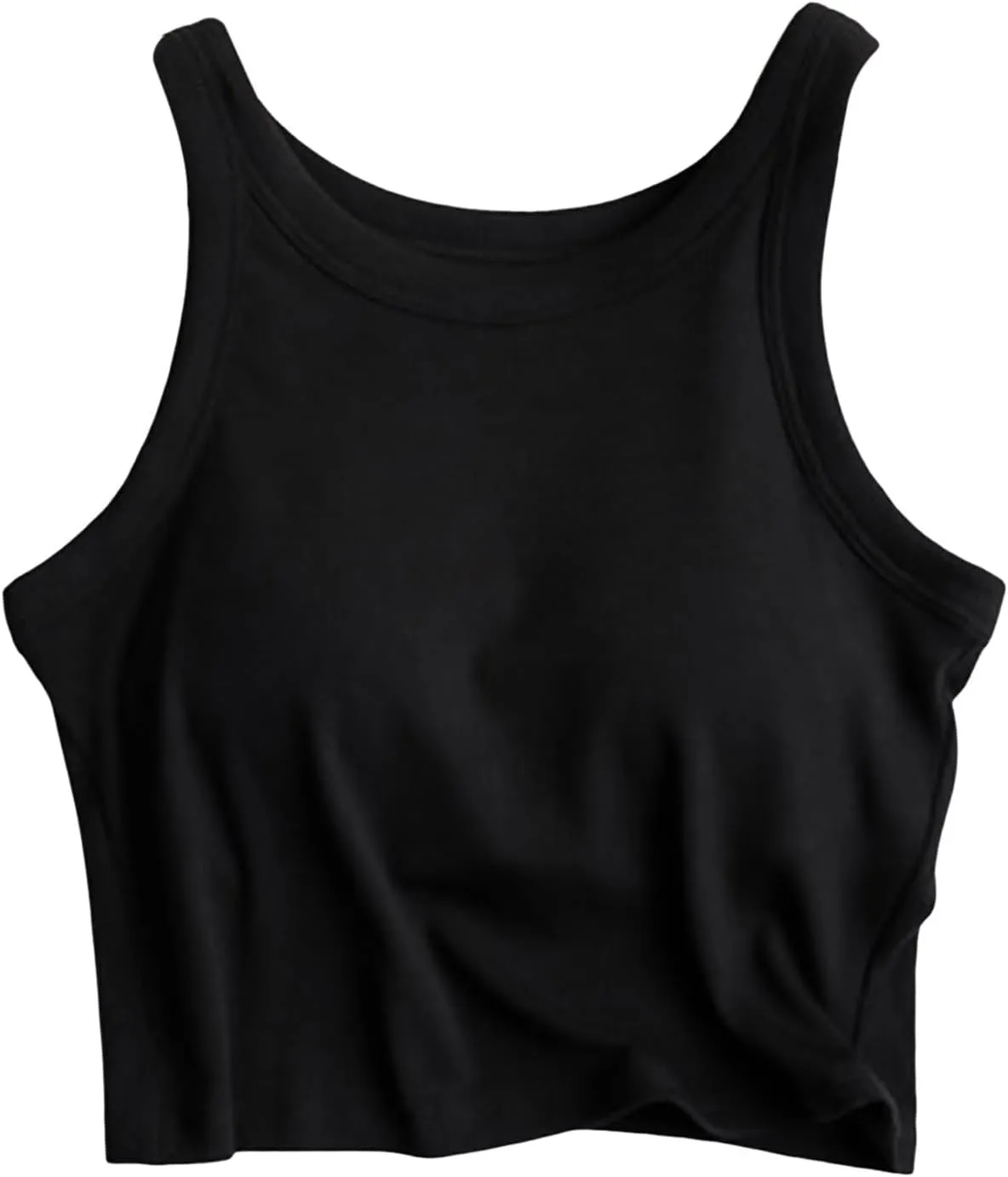 Tank Tops for Women Built in Bra Spaghetti Strap Workout Shelf Bra Camisole Top Padded Solid Sport Under Clothe