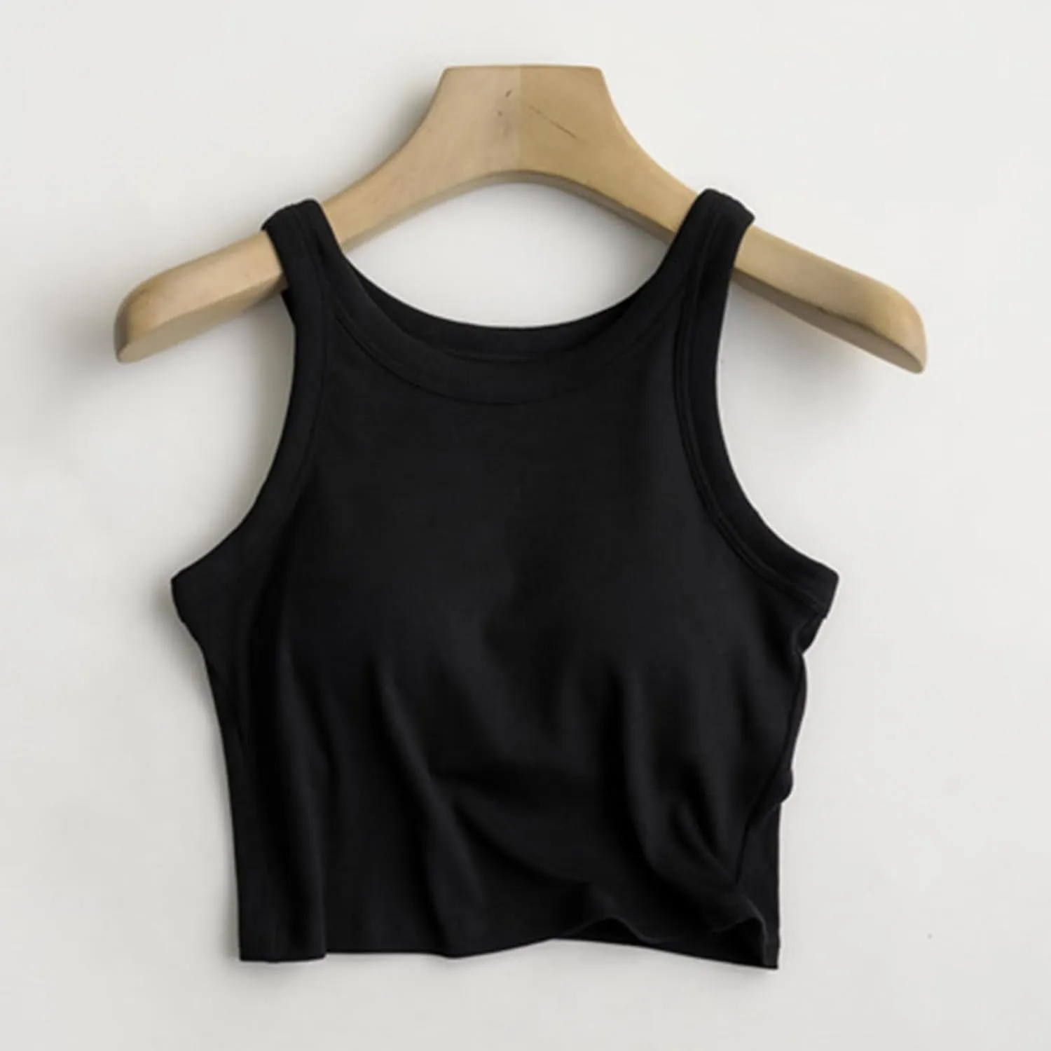 Tank Tops for Women Built in Bra Spaghetti Strap Workout Shelf Bra Camisole Top Padded Solid Sport Under Clothe