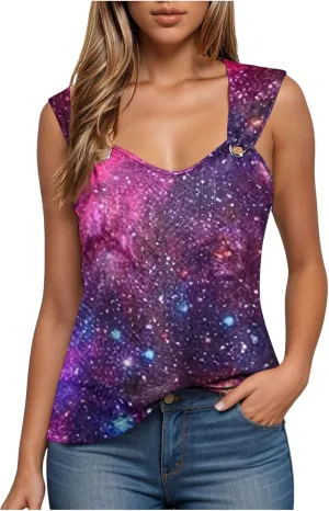 Tank Tops for Women Loose Fit Casual Summer Spaghetti Strap Trendy Spring Cute Lace Sleeveless T Shirts
