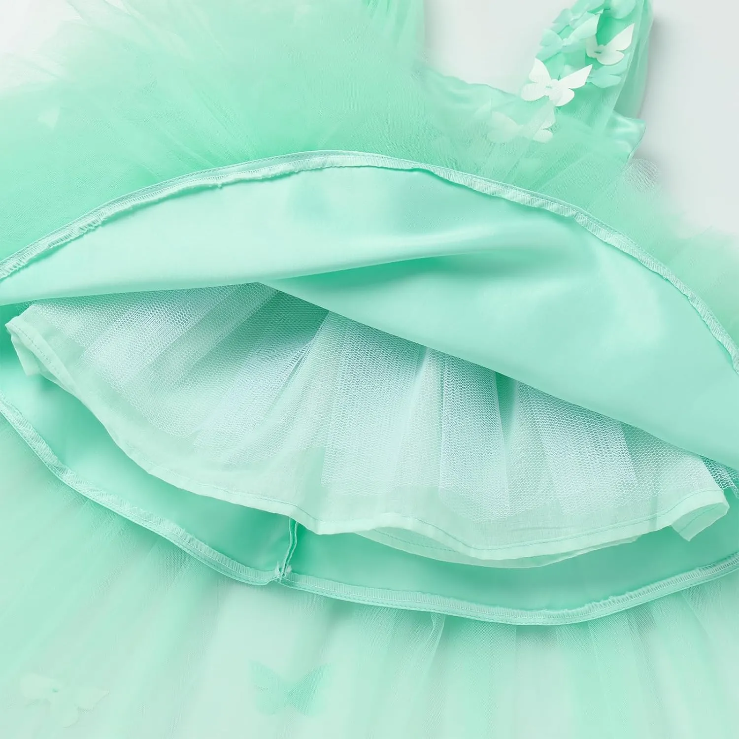 Toddler Baby Flower Girls Sequins Bowknot High Low Tutu Dress Petal Lace Princess Pageant Wedding Birthday Party Formal Gown