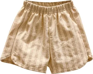 Toddler Girls Boys Athletic Soccer Shorts Basketball Sports Shorts Kids Quick Dry Plaid Running Pants Jogger Pants