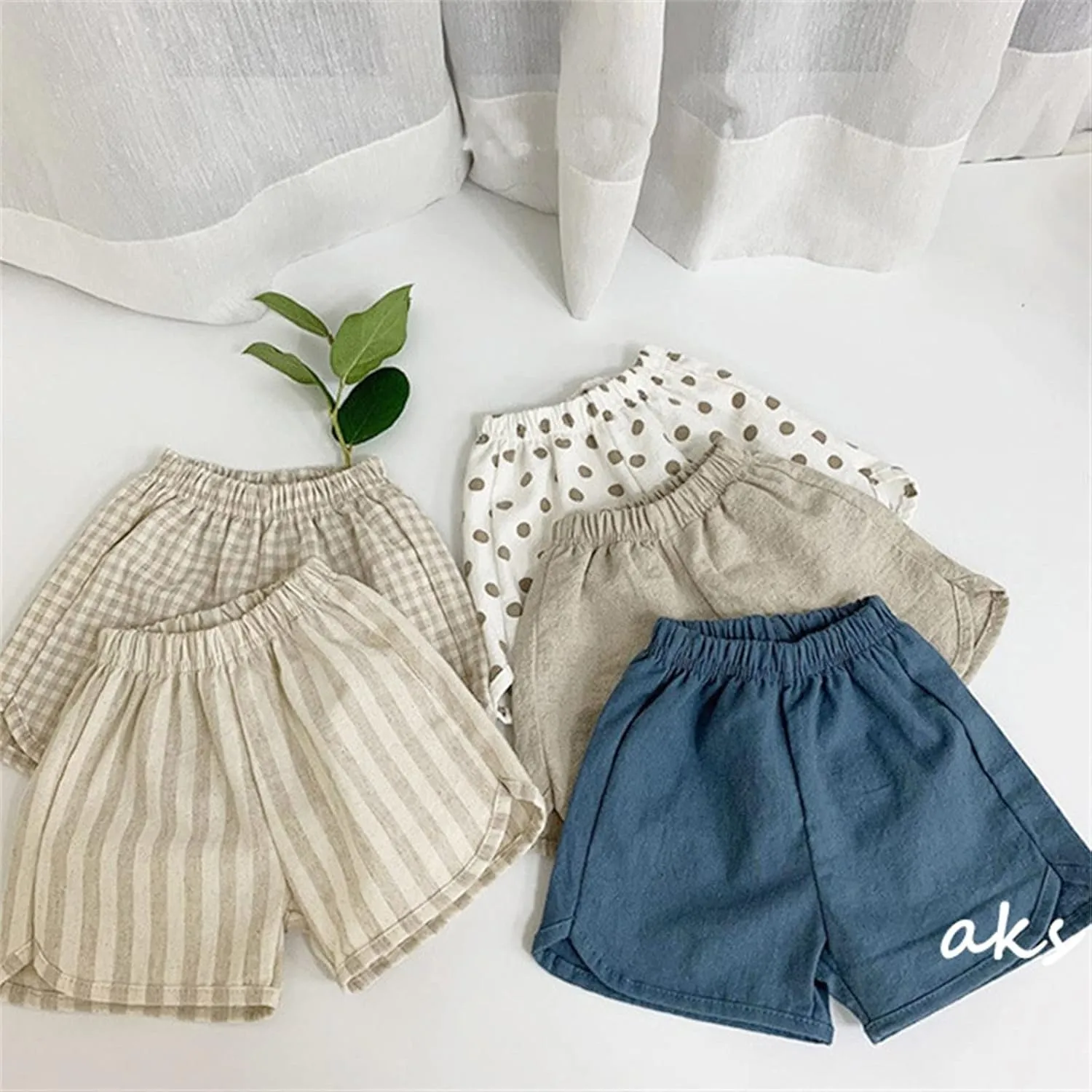 Toddler Girls Boys Athletic Soccer Shorts Basketball Sports Shorts Kids Quick Dry Plaid Running Pants Jogger Pants