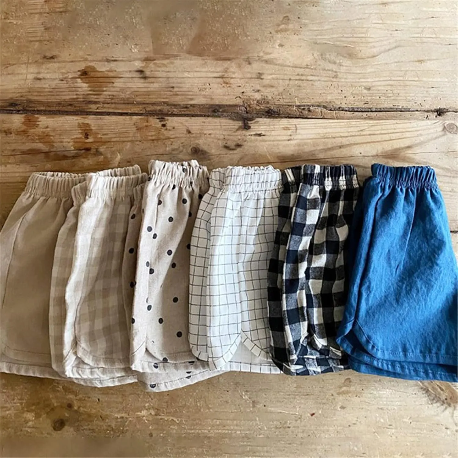 Toddler Girls Boys Athletic Soccer Shorts Basketball Sports Shorts Kids Quick Dry Plaid Running Pants Jogger Pants