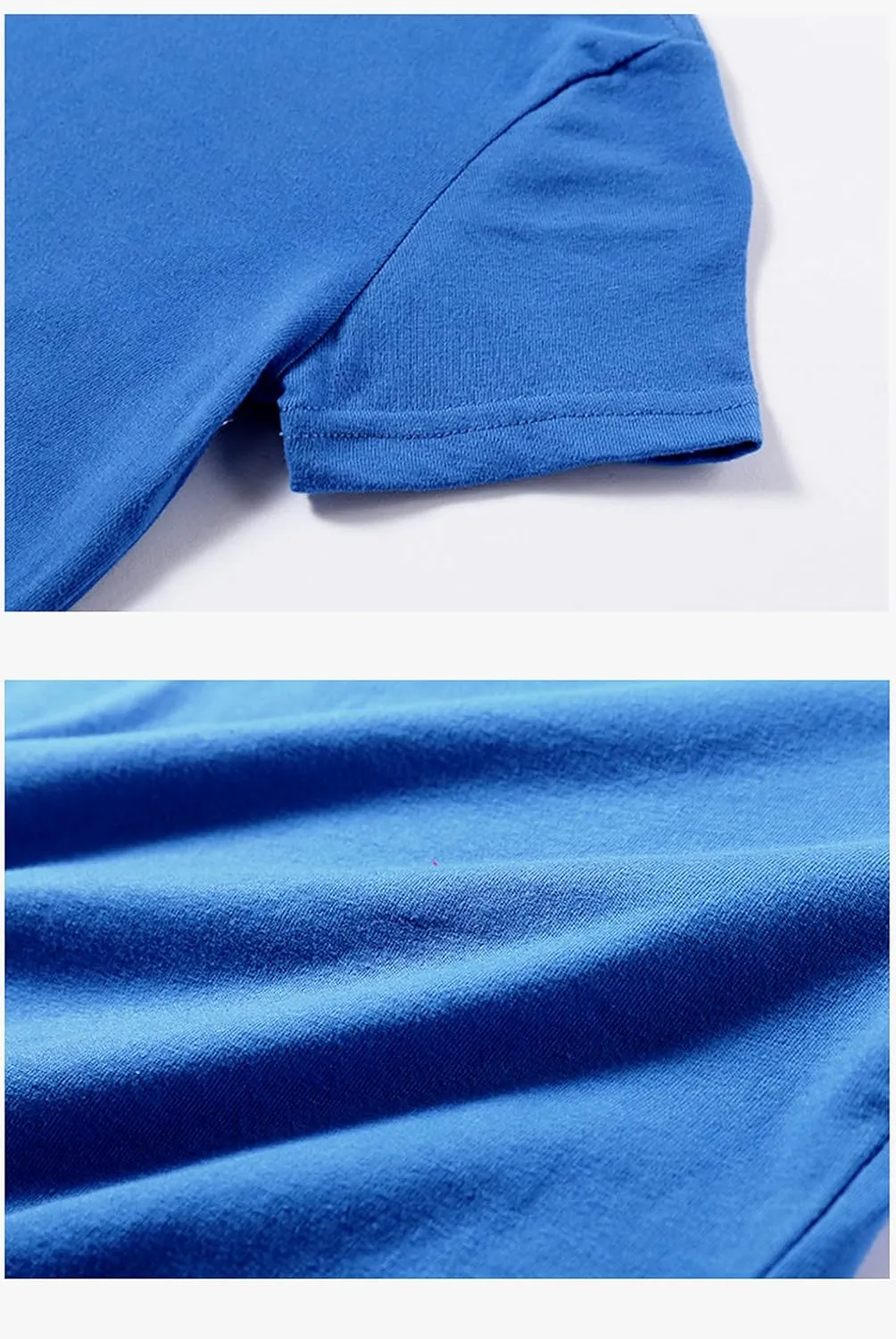 Unisex Kids Baby Soft Cotton Basic T-Shirt Crew Neck Short Sleeve Tops Shirt Solid Tees Boys Girls Summer Clothes