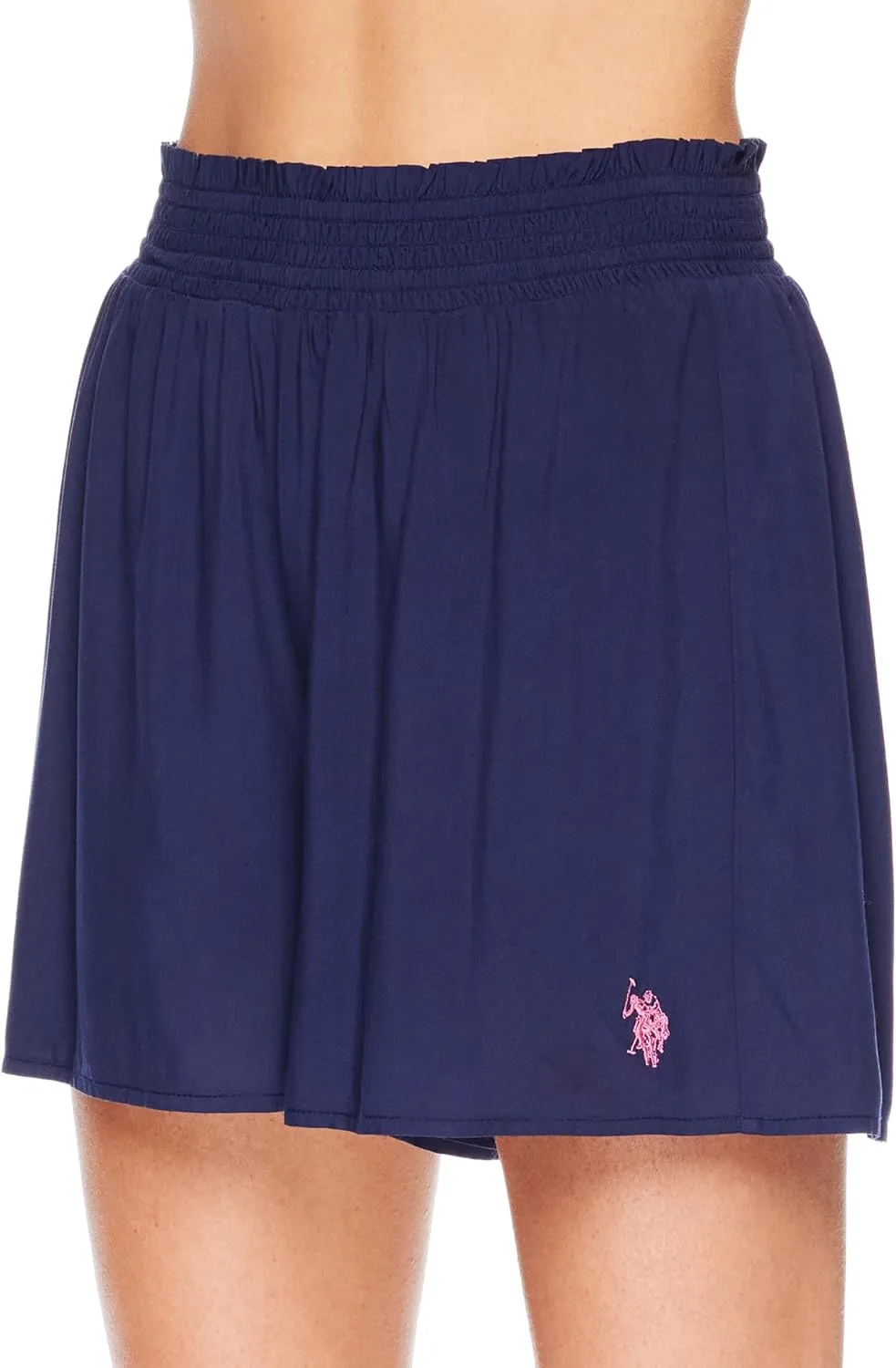 U.S. Polo Assn. Summer Pajamas for Women - Knit Tee and Woven Shorts PJ Set for Women - Sleep and Lounge Sets