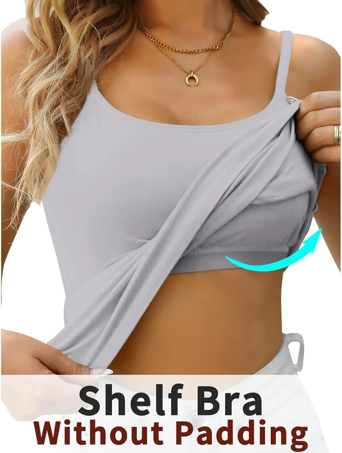 White Tank Top Woman Thread With Chest Pad Without Wearing Bra One Tank Top Yoga Shirt Womens Camisole Tank Tops