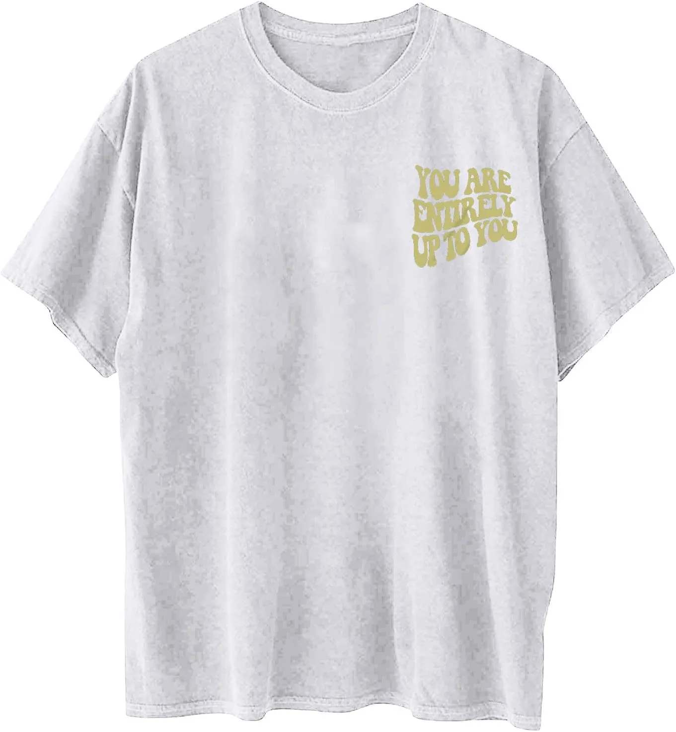 Women T-Shirts Oversized Graphic Funny Letter Printed Tunic Tops Casual Short Sleeve Drop Shoulder Blouse Loose Tee