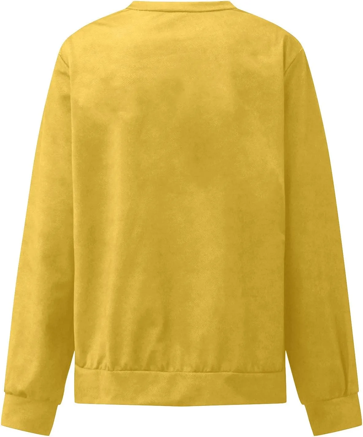 Womens Casual Sweatshirt Crewneck Loose Plain Pullover Tee Fashion Long Sleeve Lightweight Home Cozy Tunics Blouse