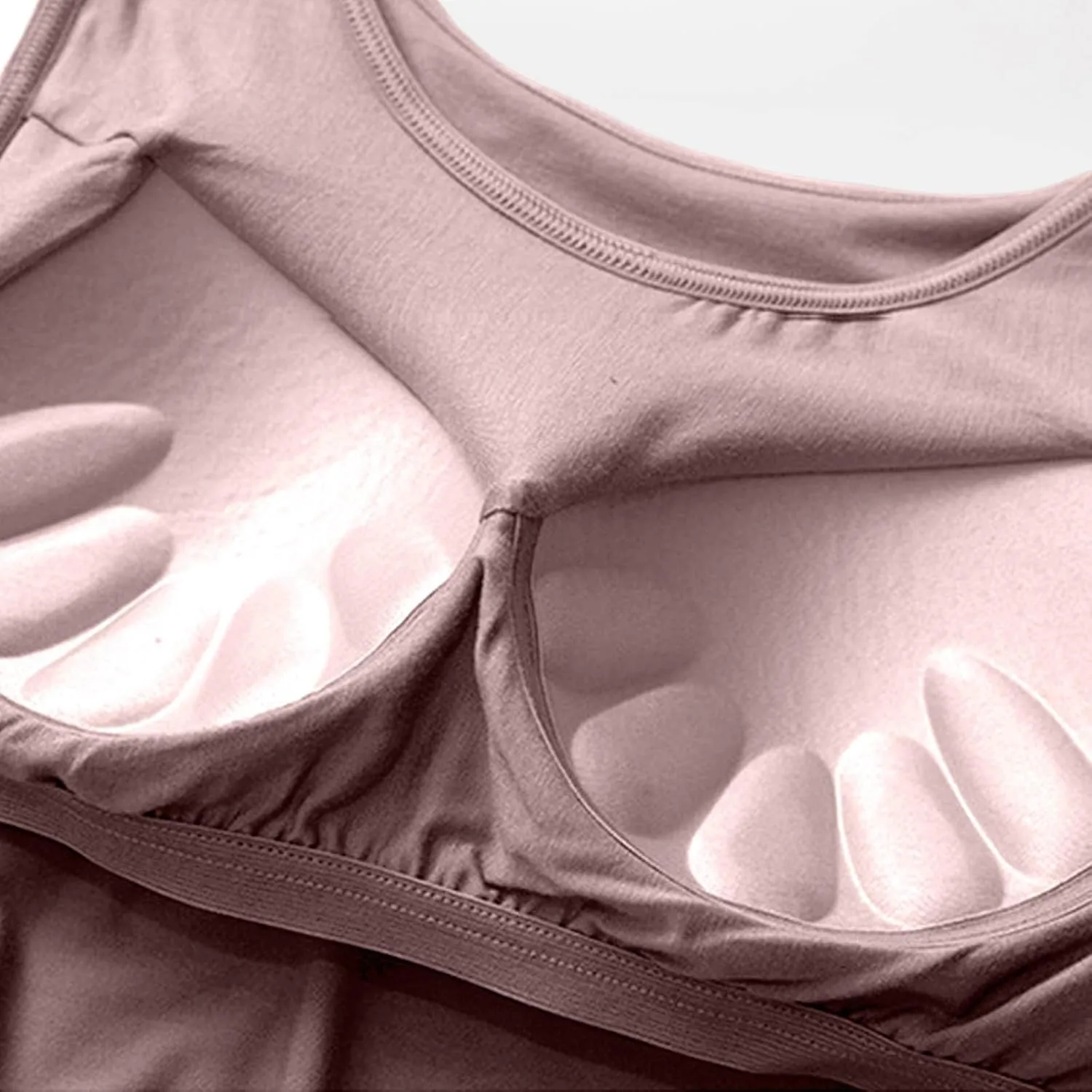 Womens Modal Built-in Bra Summer Basic Padded Yoga Shirt Shelf Bras Workout Camisole Casual Modal Undershirt