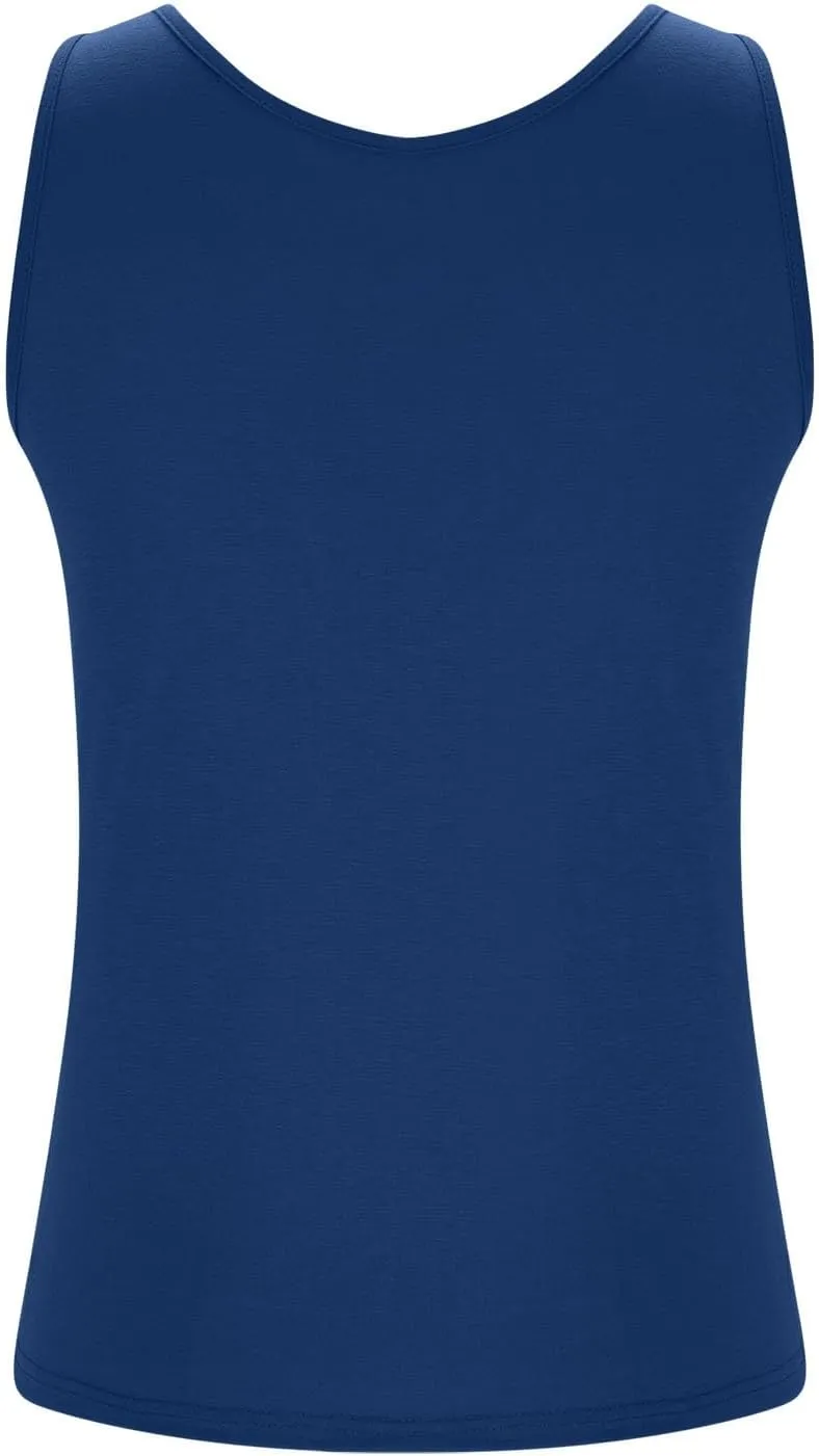 Womens Plus Size Tank Tops with Built in Bra Padded Camisole Shelf Bra Workout Yoga Shirt Casual Basic Undershirt