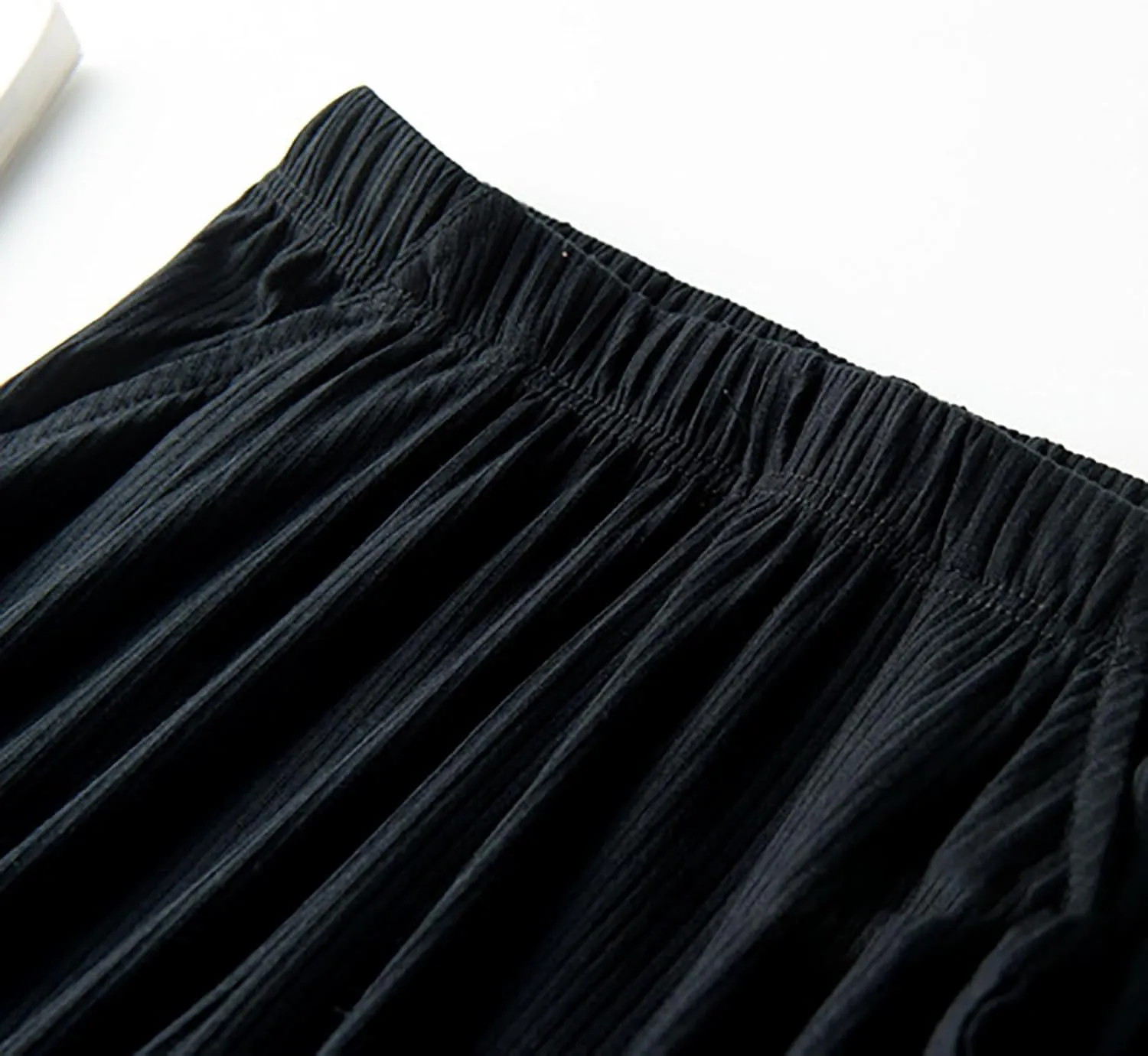 Women's Ribbed Pajama Shorts with Ruffled Hem and Pockets Casual Home Y2K Pj Boxers Short Summer Beach Bottom