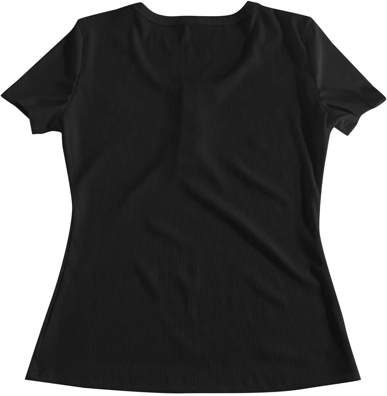 Womens Summer Tops Henley T Shirts Short Sleeve Going Out Crop Cute Ribbed Basic Casual Spring Fashion Y2k Clothes 2025