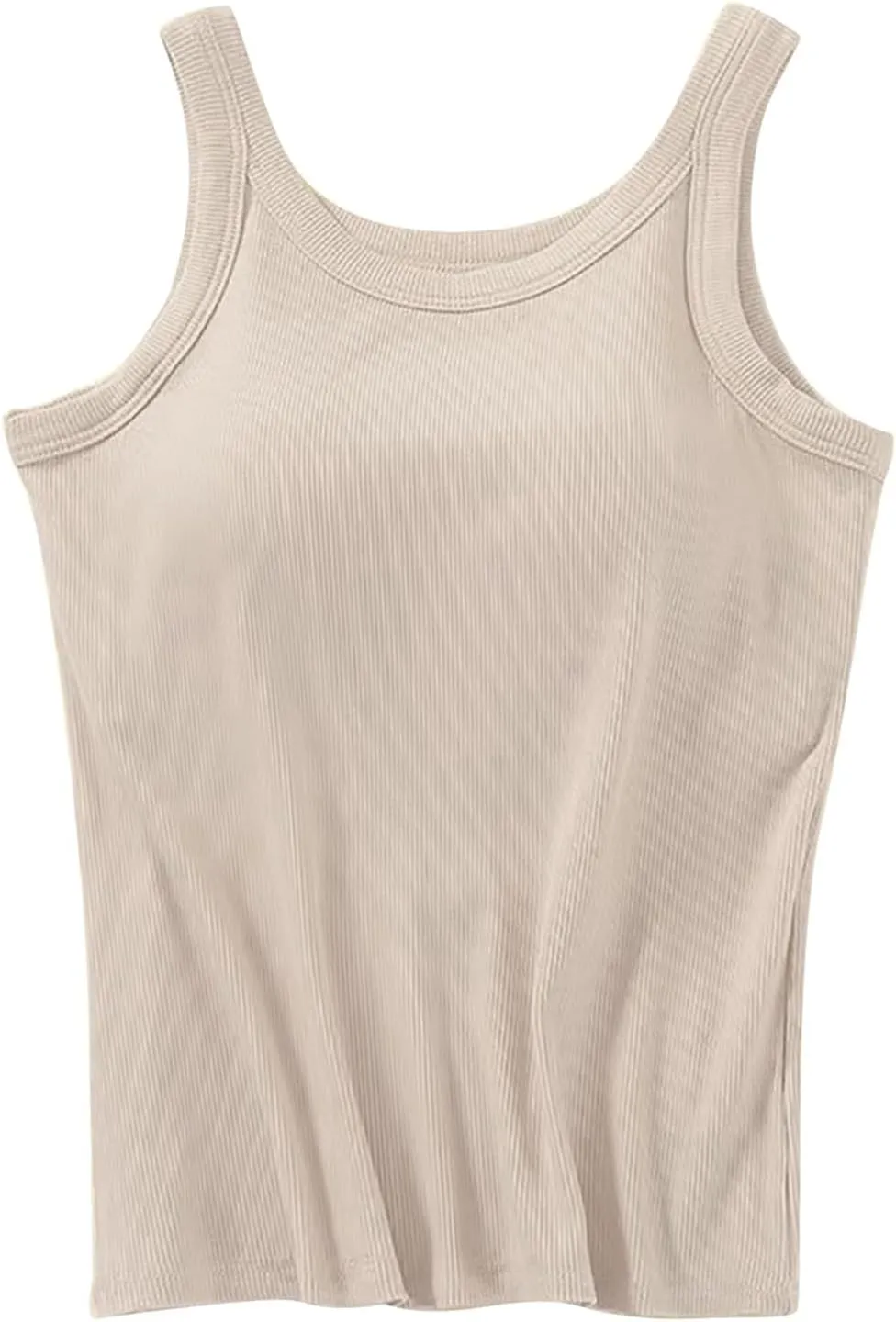 Womens Tank Tops with Built in Bra Modal Padded Camisole Yoga Bra 2025 Racerback Workout Tops Cotton Undershir