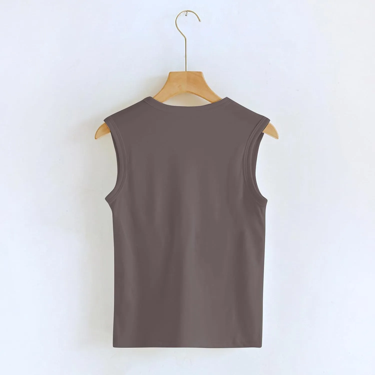Womens Tank Tops with Built in Bra Summer Casual Basic Modal Padded Yoga Shirts Slim Fit Square Neck Camisoles Tees
