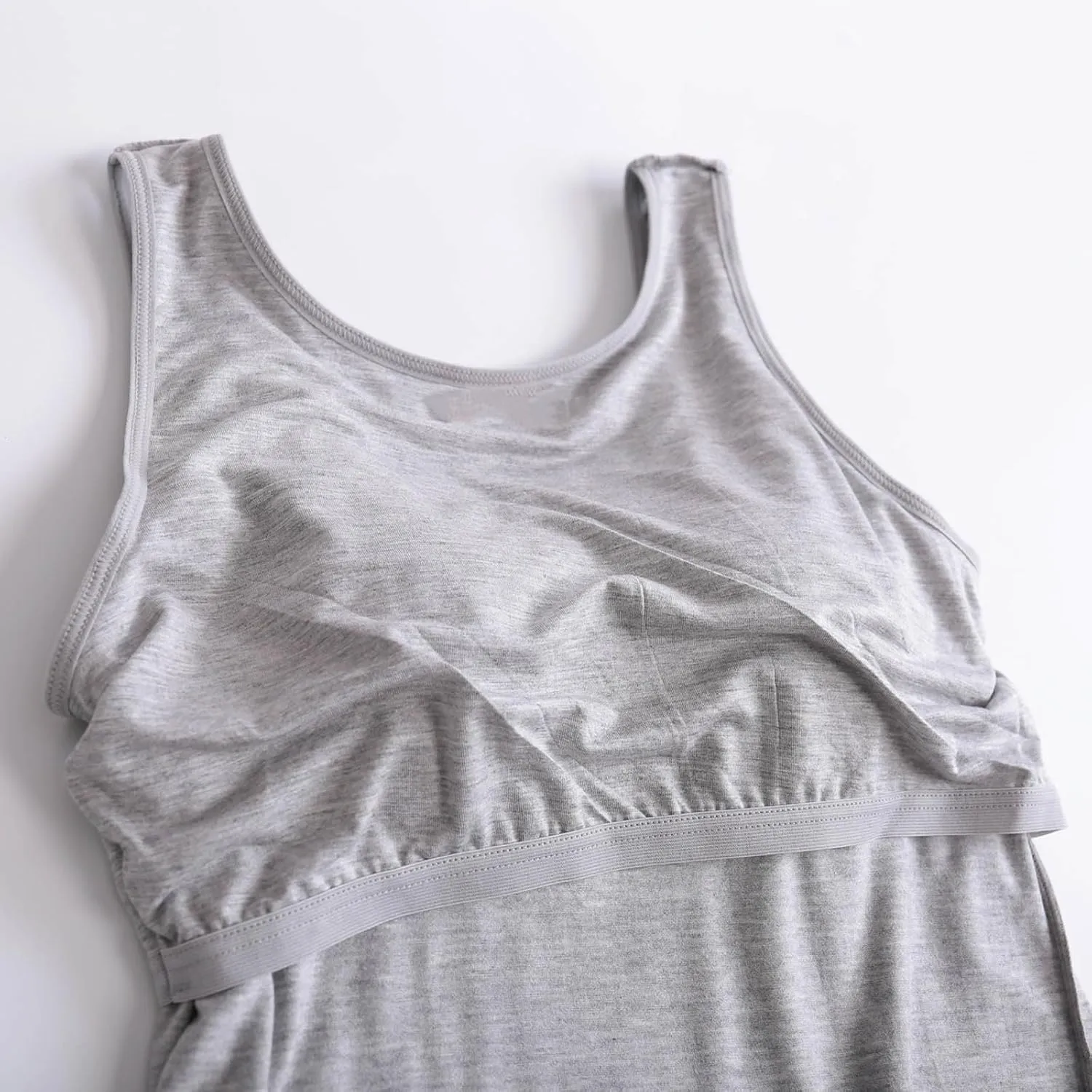 Womens Tank Tops with Built in Bras Padded 2024 Summer Casual Camisole Crewneck Sleeveless Cotton Workout Tanks