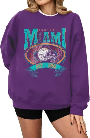Womens Vintage Sweatshirt Oversized Game Day Football Long Sleeve Crewneck Pullover Tops Regualr Fit Athletic Tunics