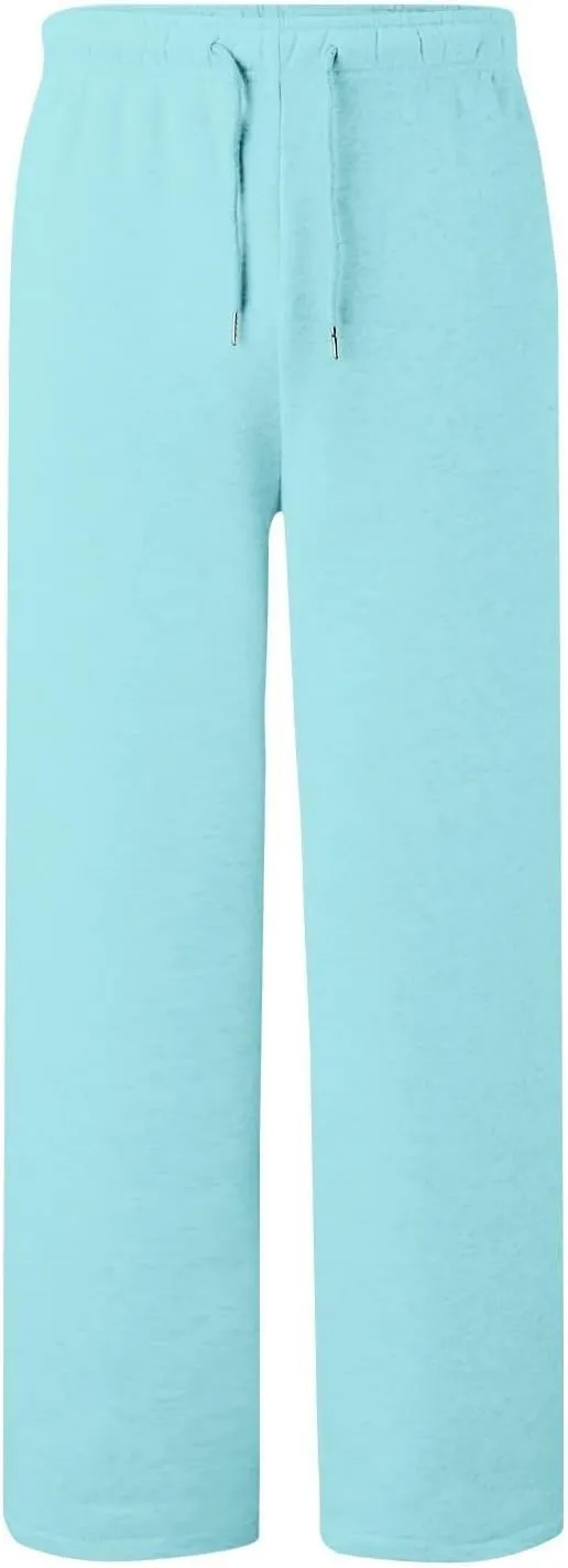 Women's Wide Leg Sweatpants Bow Tie Printed Trousers Baggy Straight Leg Lounge Pants Athletic Joggers with Pockets