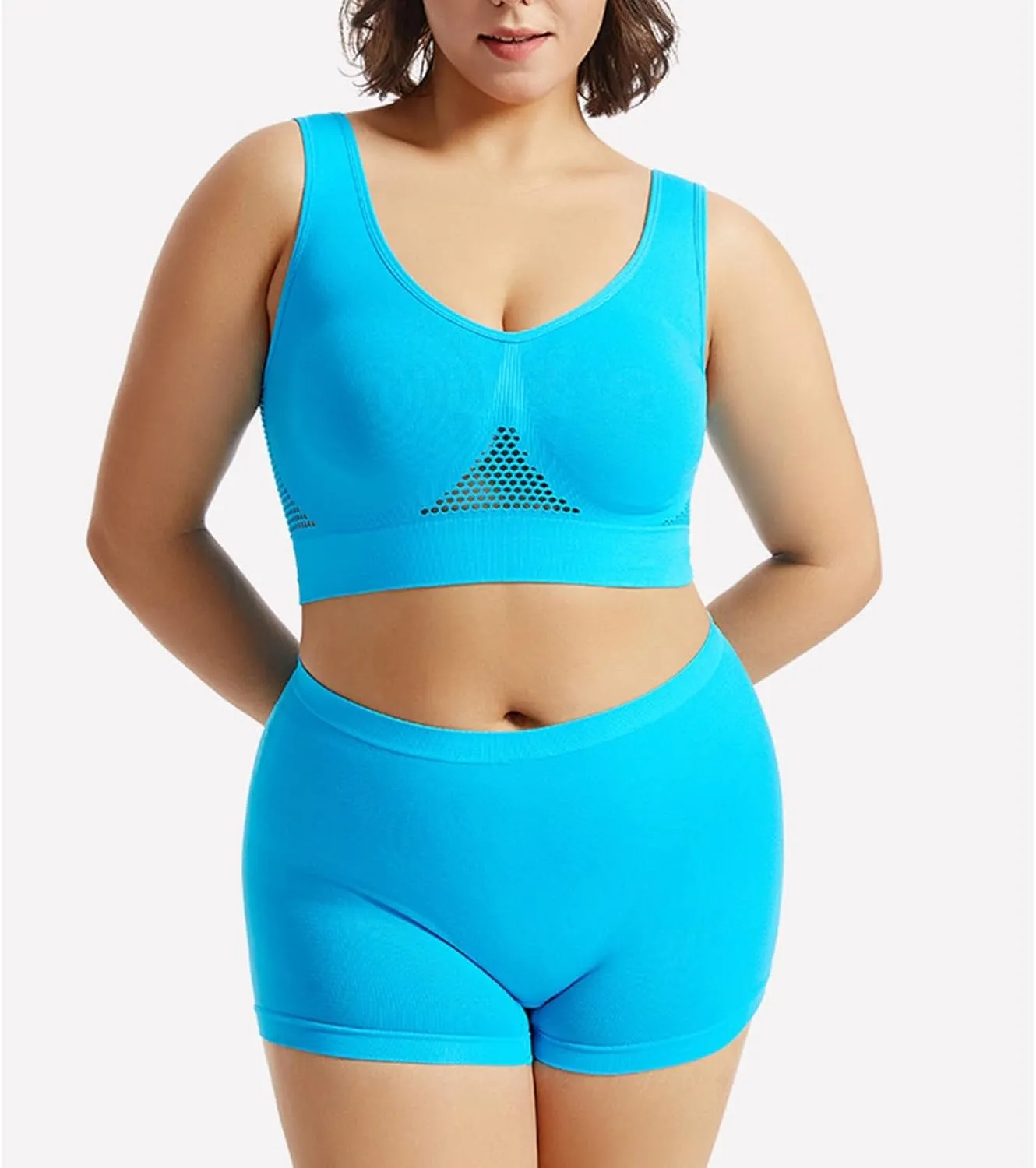 Yoga Girls Sports Bra Set, Soft and Lightweight Women's Underwear for Women's Workouts.
