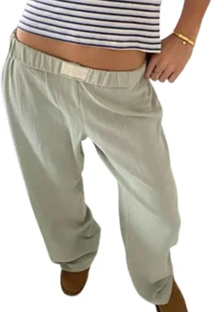 ZOCANIA Womens Pajama Pants Wide Leg Striped Pants Pants Elastic High Waist Y2k Boxers Sleepwear Baggy Lounge Pants Trousers