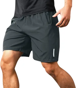 ZYXTIM Sweat Shorts for Men Quick Dry Airy Elastic Waist Casual Gym Fitness Workout Summer Outdoor Cycling Running Shorts