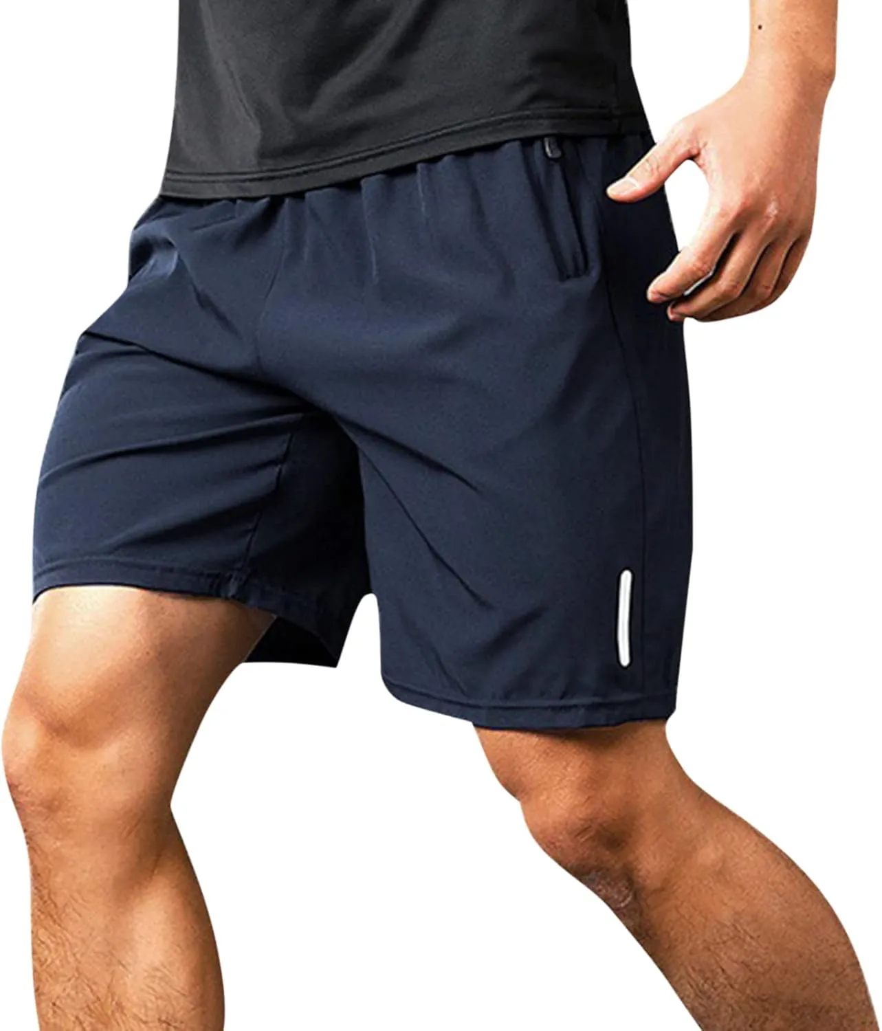 ZYXTIM Sweat Shorts for Men Quick Dry Airy Elastic Waist Casual Gym Fitness Workout Summer Outdoor Cycling Running Shorts